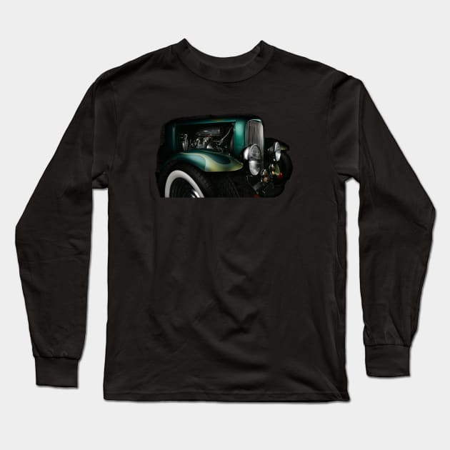 1932 Ford Coupe - FDL detail 2 Long Sleeve T-Shirt by mal_photography